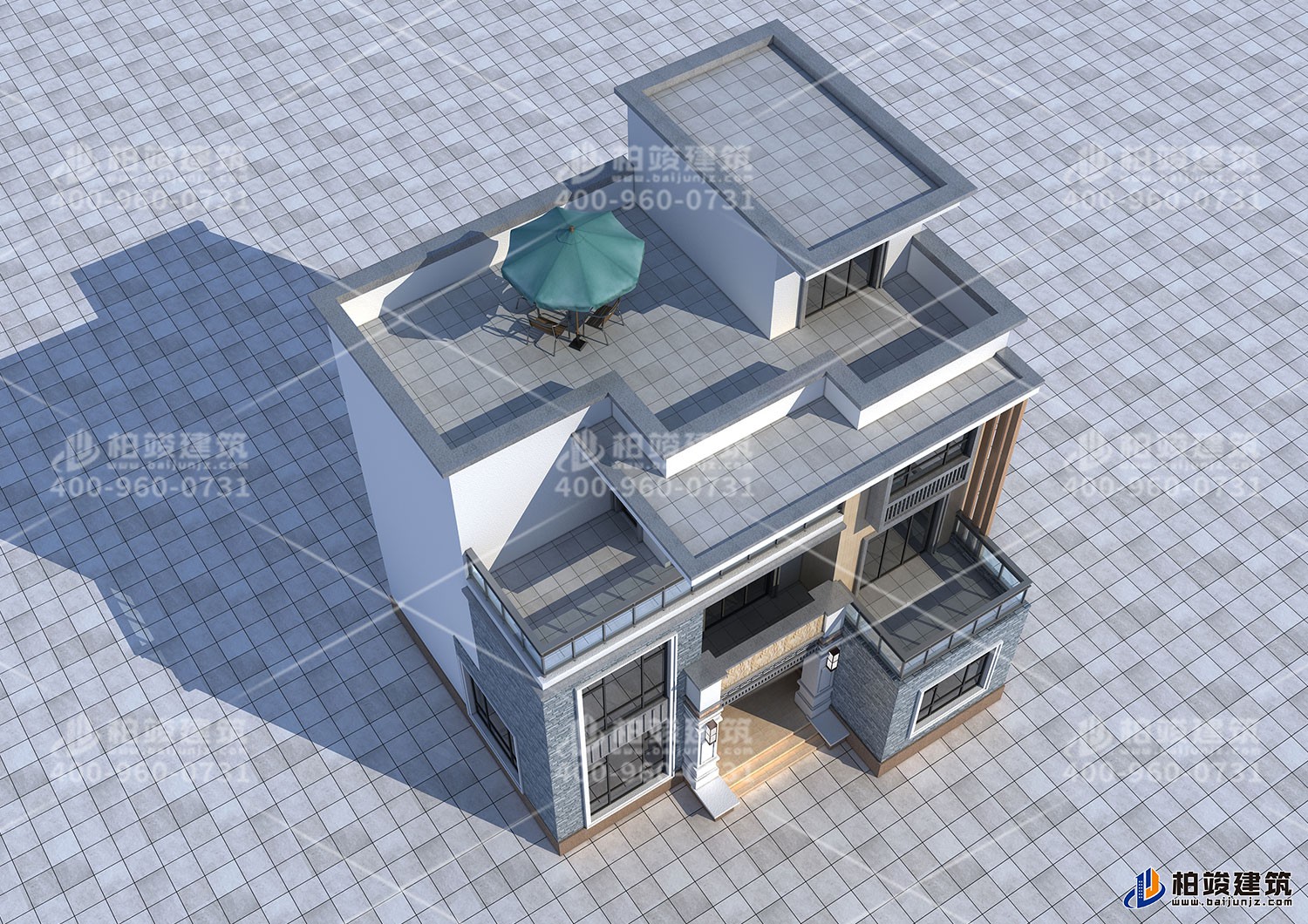 雲南張總現代風格別墅定製設計。