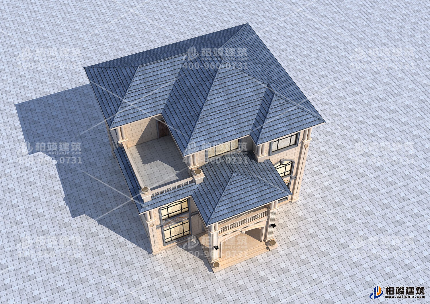 雲南孔總經典歐式別墅定製設計