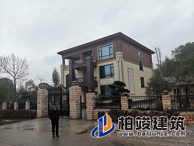 私人定製鄉村三層自建房案例實景圖