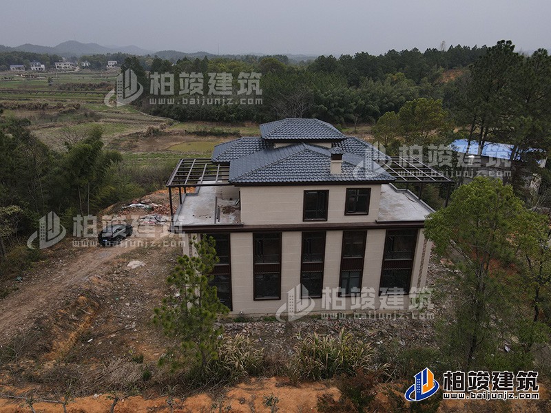 湖南寧鄉客戶三層中式別墅案例