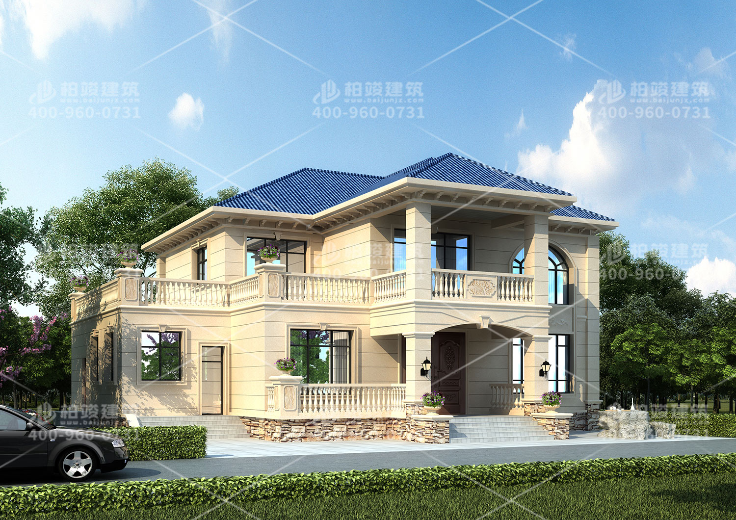 農村蓋房圖紙，帶陽台陽光充足。