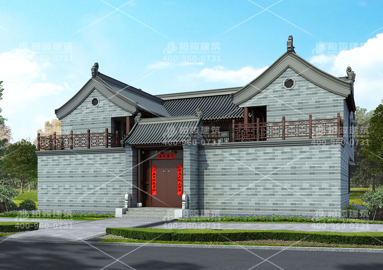 農村自建房圖紙大全，中式風格好房子。