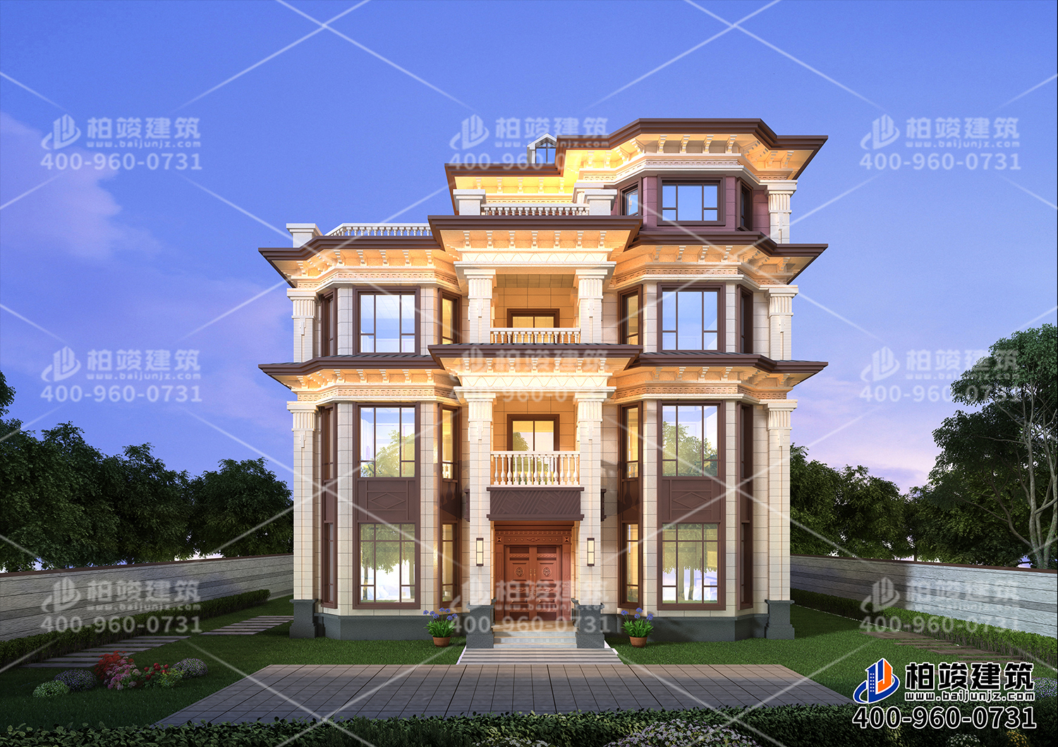 三層別墅自建房，大氣又美觀讓人愛不釋手。