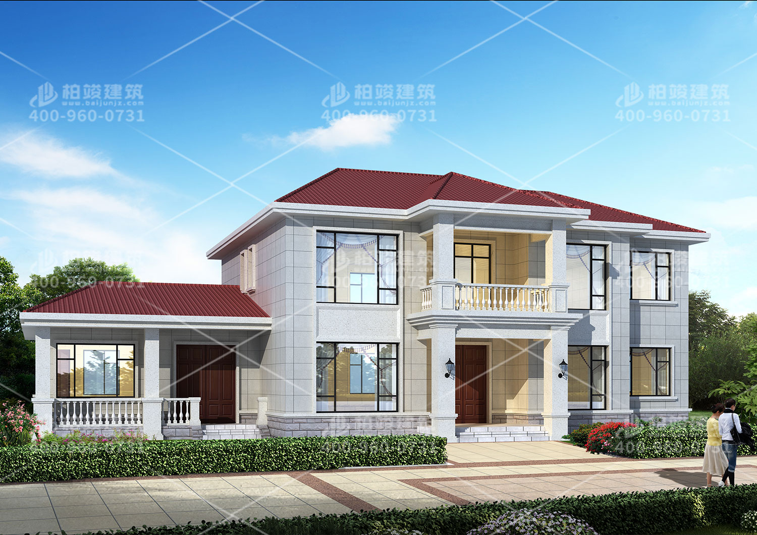 歐式風格自建房設計，農村建房也是一種浪漫。