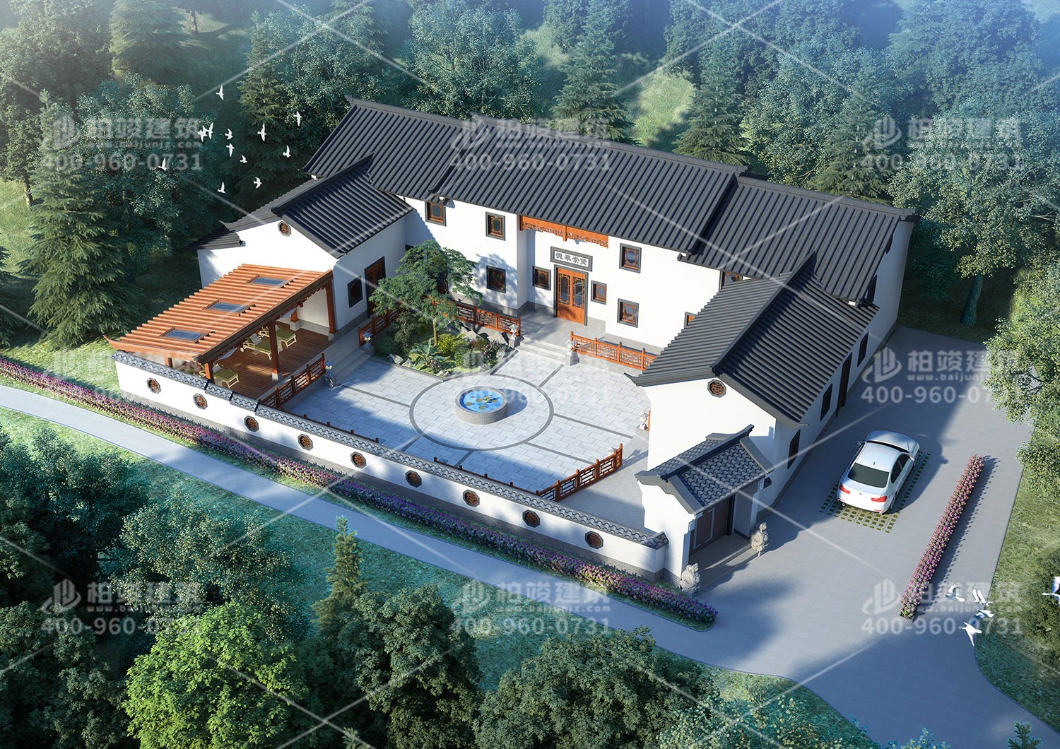二層半自建房設計，空間完美的發揮了作用。