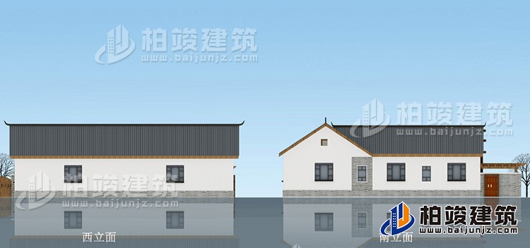 西南立麵圖