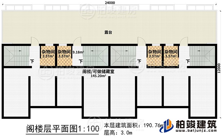 閣樓：4雜物間、露台、閣樓/可做儲藏室