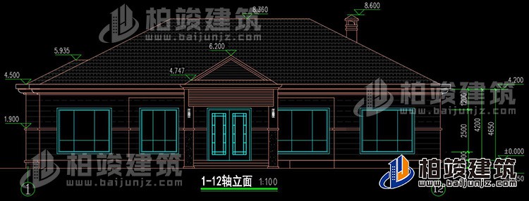 正立麵圖