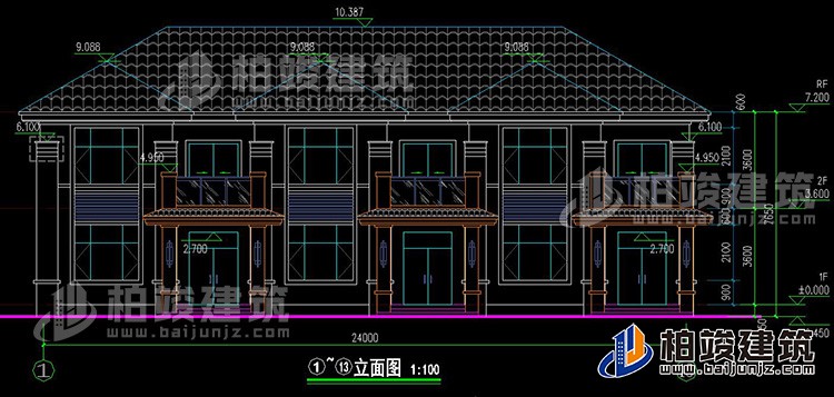 正立麵圖