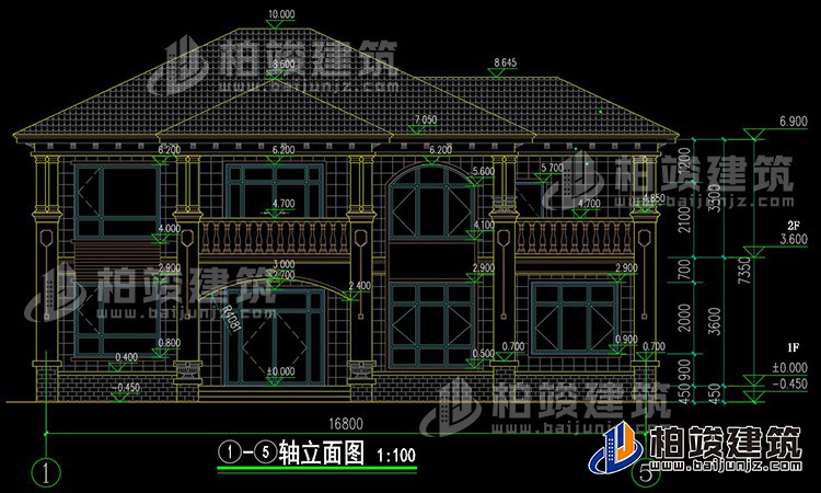 正立麵圖
