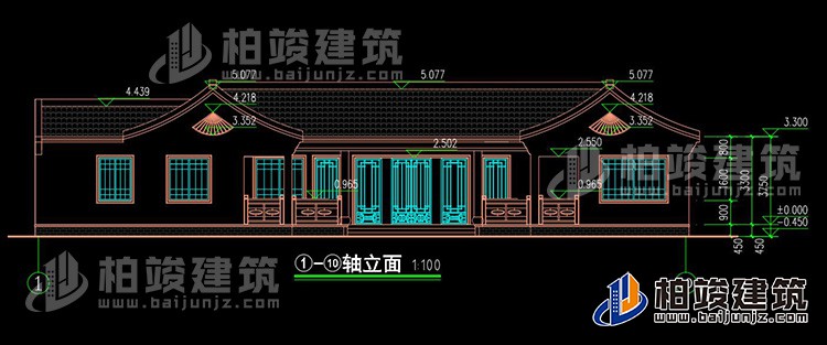 正立麵圖