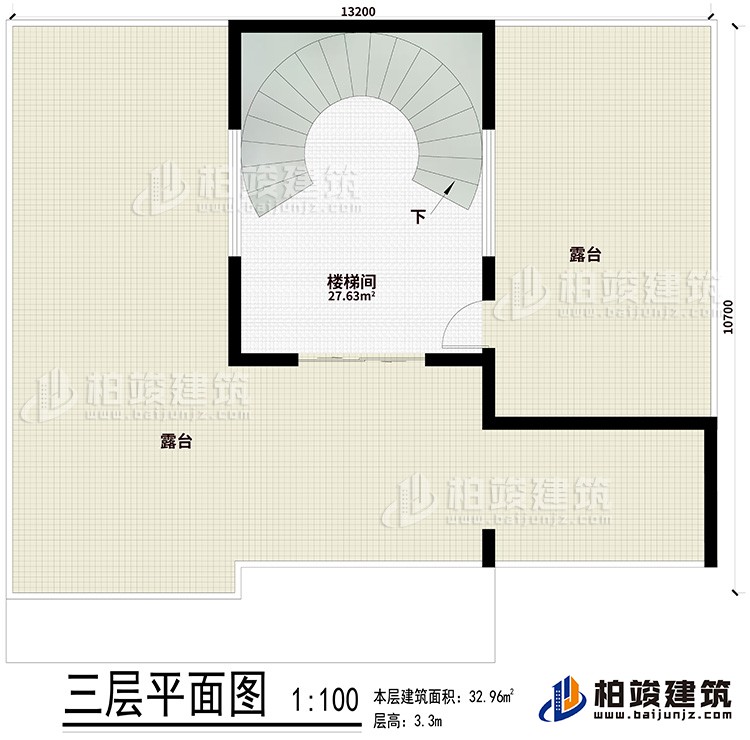 樓頂：樓梯間、2露台