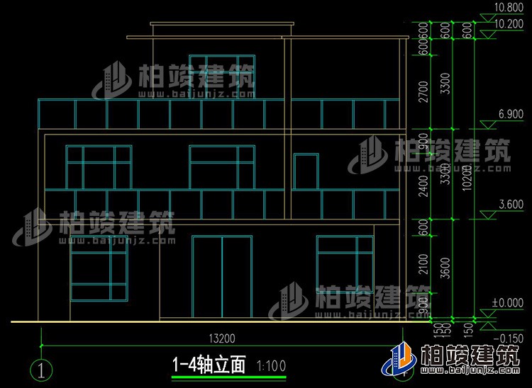 正立麵圖