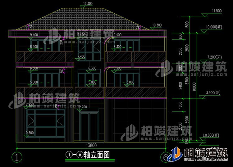 正立麵圖