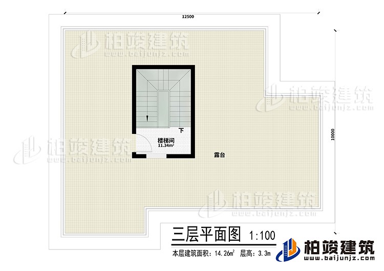 頂樓：樓梯間、露台