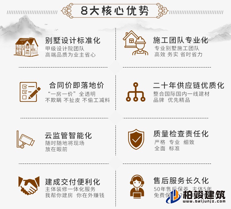 農村三層中式別墅可以領包入住C2001-新中式風格