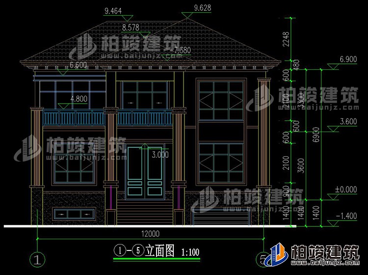 正立麵圖
