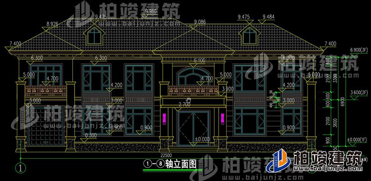 正立麵圖