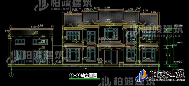 正立麵圖