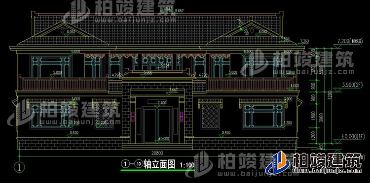正立麵圖