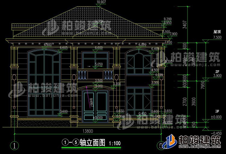 正立麵圖