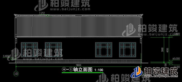 背立麵圖