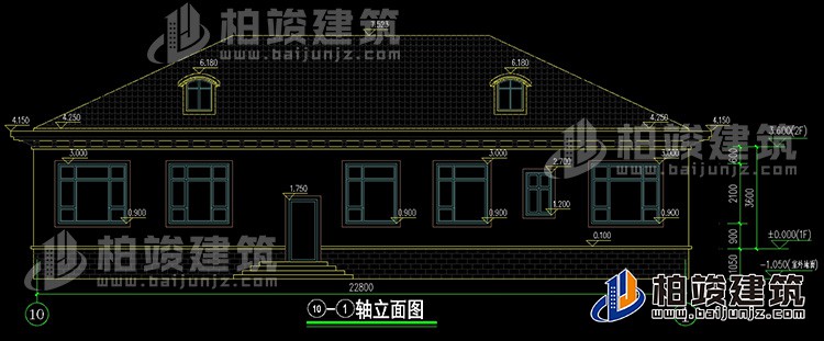 背立麵圖