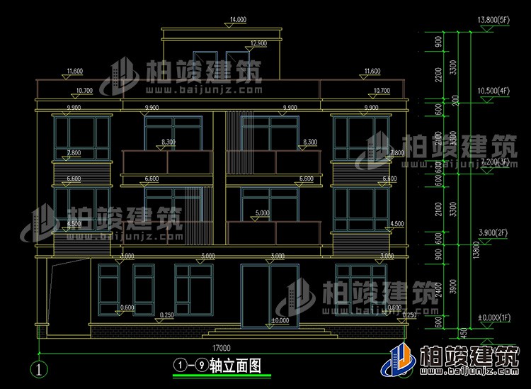 正立麵圖